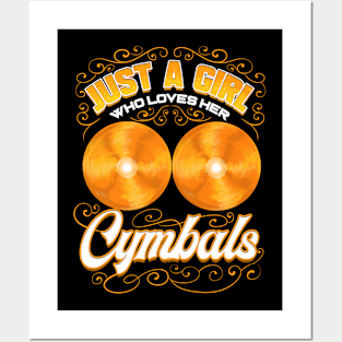 Cymbals Drummer Marching Band Orchestra Cymbalist Posters and Art